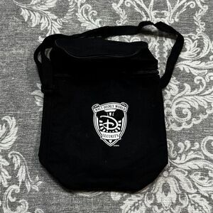 Walt Disney World Security Logo Crossbody Bag Unisex Black